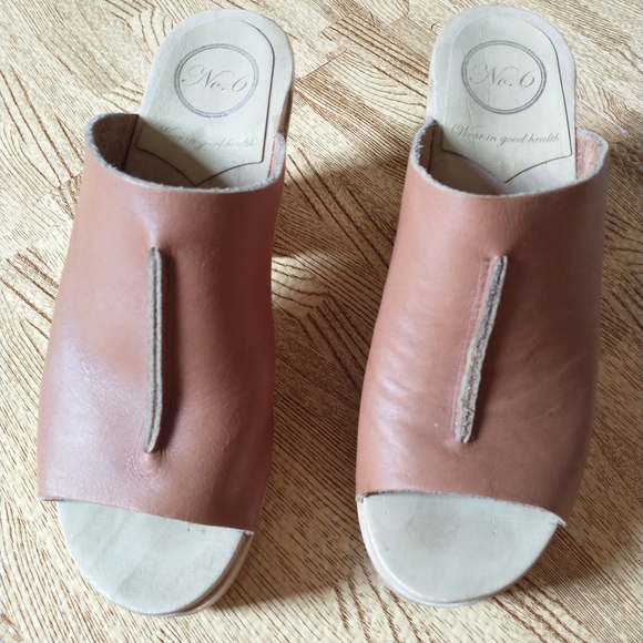 No. 6 clogs warm brown leather size 36 - Picture 4 of 8